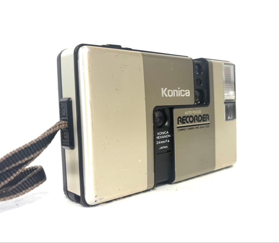 【動作品 希少】Konica RECORDER AUTO FOCUS ゴールド