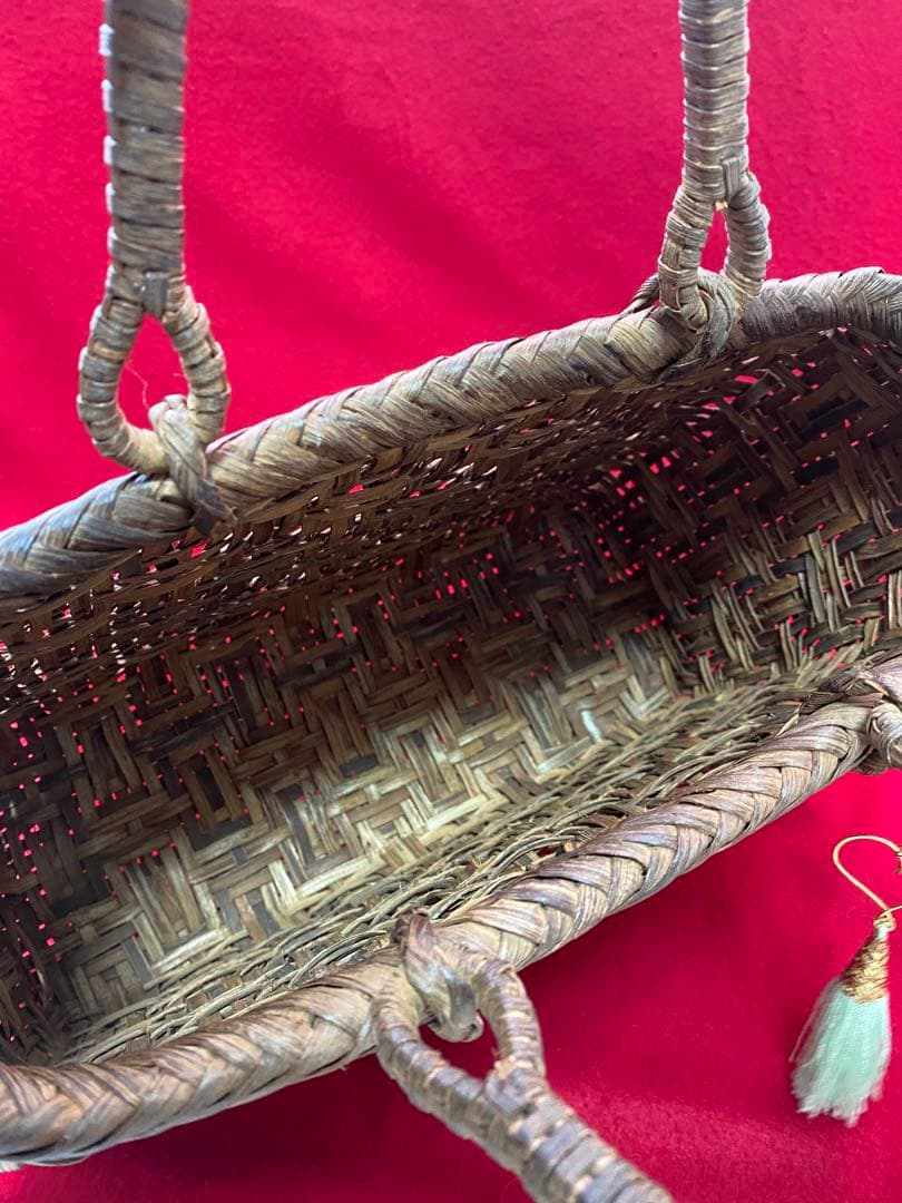 宮本工芸 山葡萄かごバッグ 国産品 桝あじろ編み 美の壺 伝統工芸品 山ぶどう