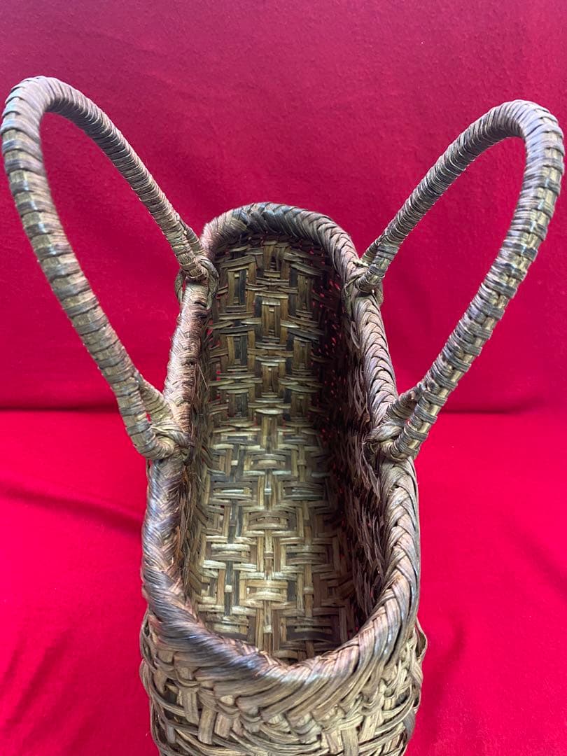 宮本工芸 山葡萄かごバッグ 国産品 桝あじろ編み 美の壺 伝統工芸品 山ぶどう