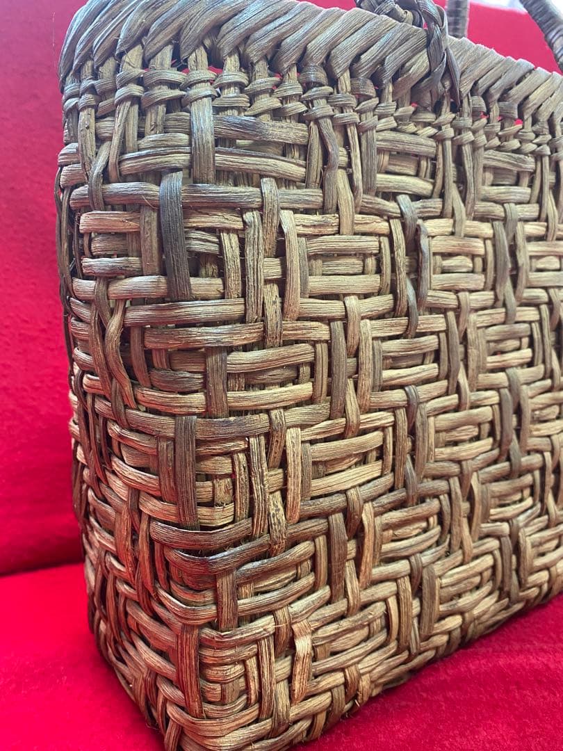 宮本工芸 山葡萄かごバッグ 国産品 桝あじろ編み 美の壺 伝統工芸品 山ぶどう