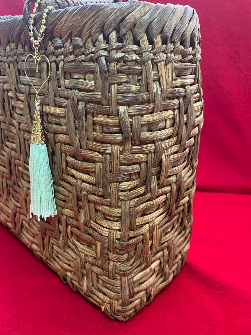 宮本工芸 山葡萄かごバッグ 国産品 桝あじろ編み 美の壺 伝統工芸品 山ぶどう