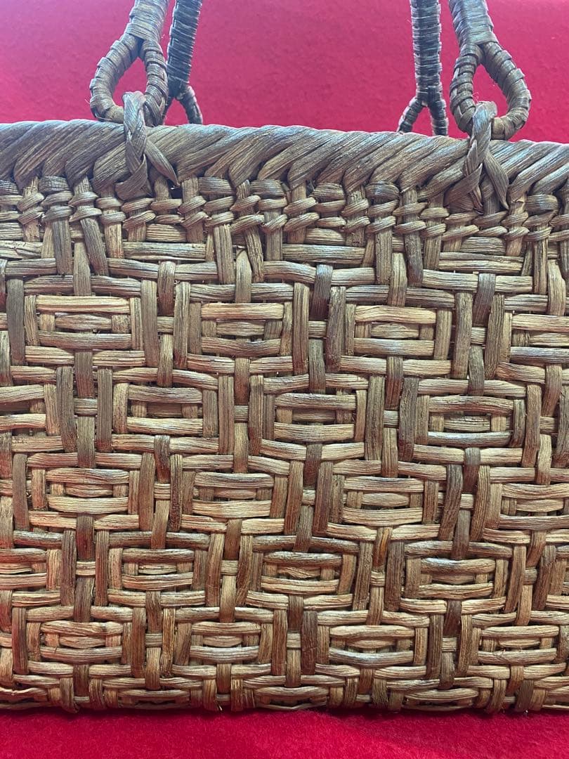 宮本工芸 山葡萄かごバッグ 国産品 桝あじろ編み 美の壺 伝統工芸品 山ぶどう