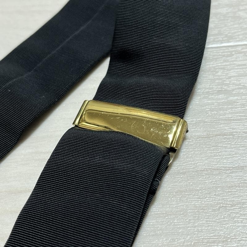 ポロバイ ラルフローレン/USA製/レザーパーツ×真鍮金具/ロゴ刻印サスペンダー