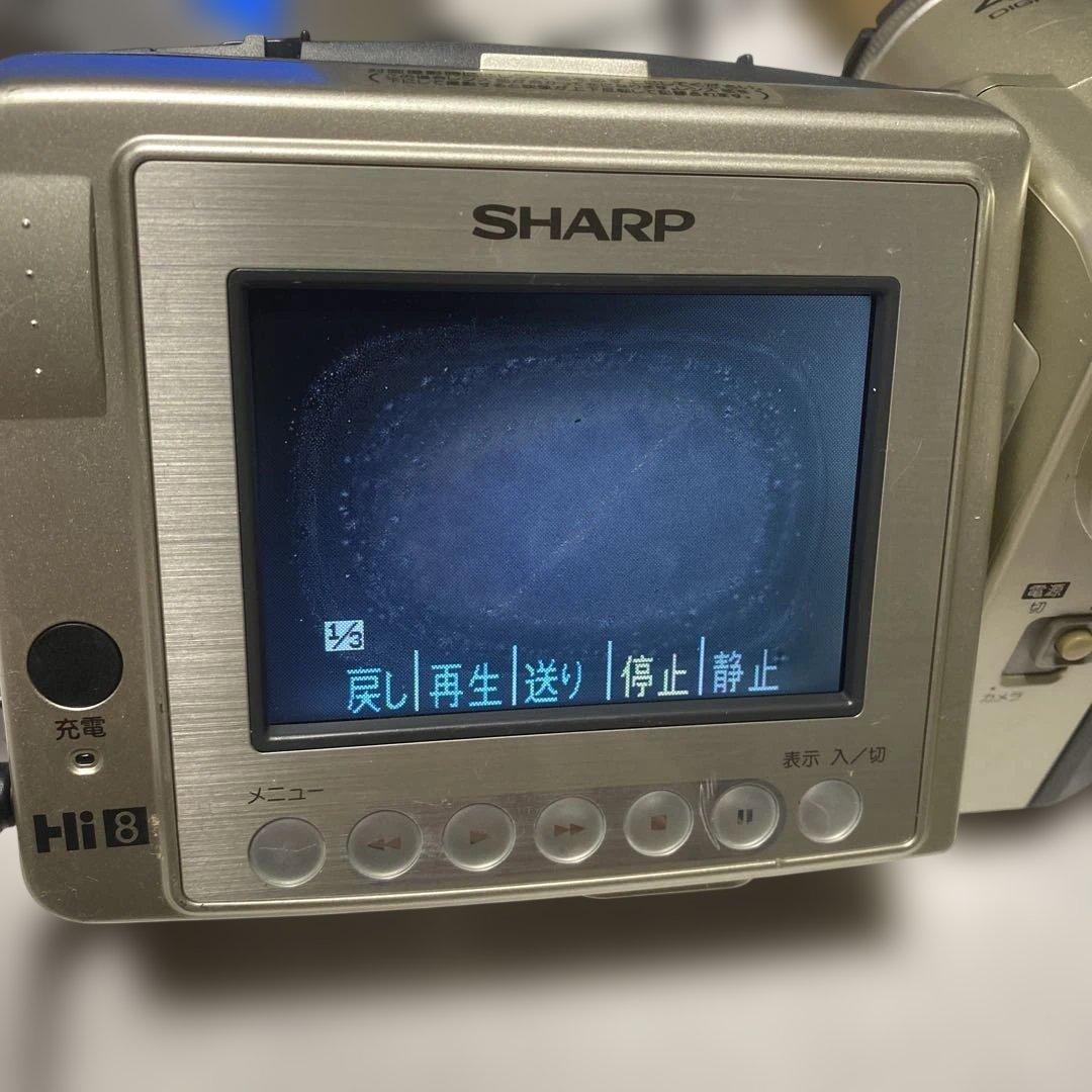 SHARP VideoHi8 ビデオカメラ　VL-EH500 ⑦