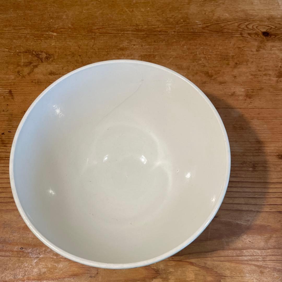 美品　アンティークモロッコ柄　レース柄　カフェオレボウル