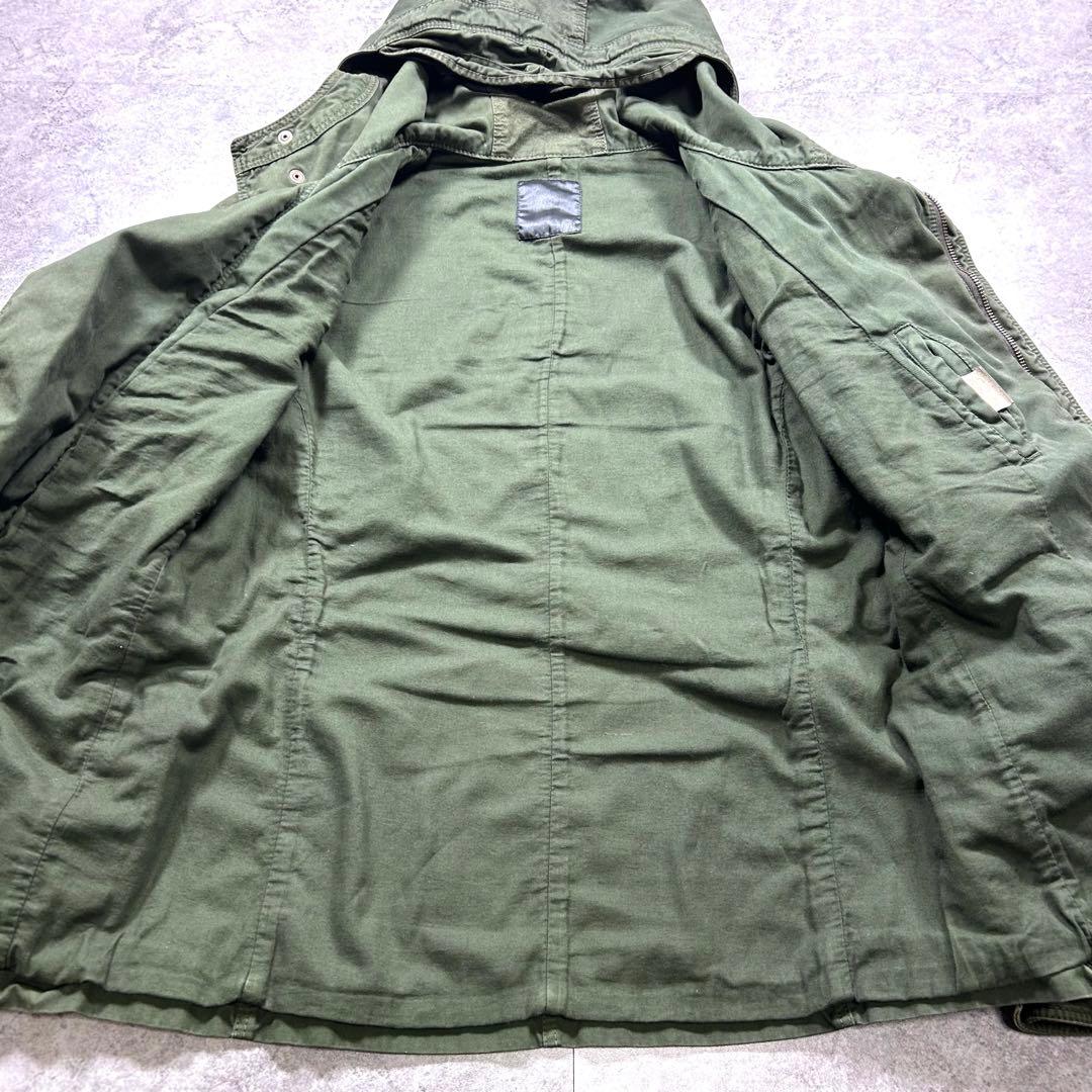 00s【archive】Halb/ギミックミリタリージャケット/Y2K/マスク◎