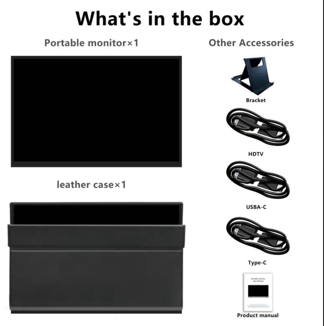 16インチポータブルモニター 1920x1200モバイルモニター新品未使用