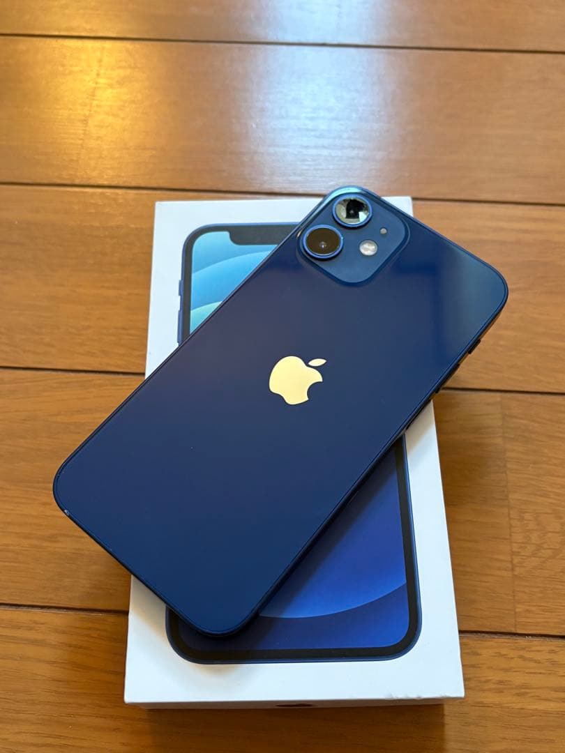 Apple iPhone 12mini ブルー 本体 元箱付き