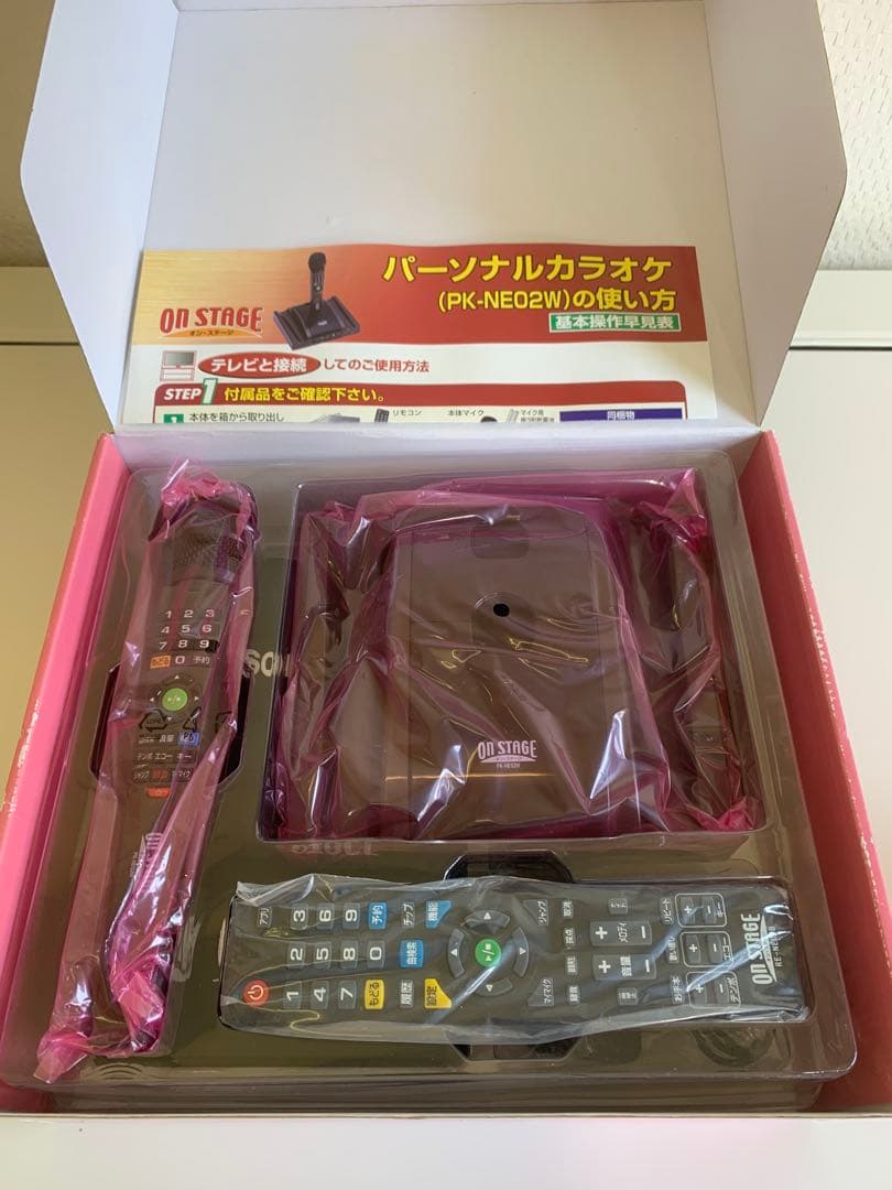 専用出品 ON STAGEパーソナルカラオケ お家カラオケ PK-NE02W
