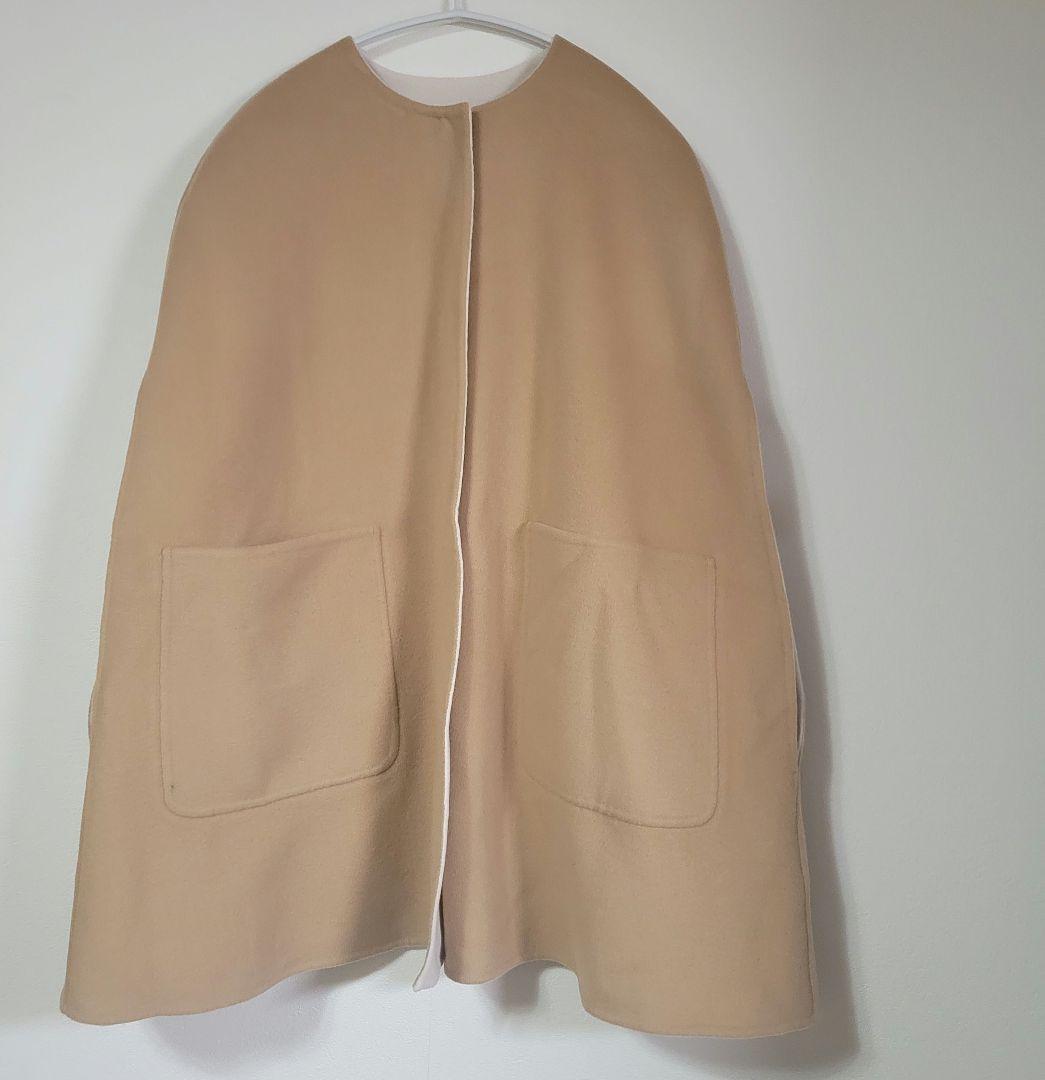 UNITEDARROWS バイカラーリバーケープコート