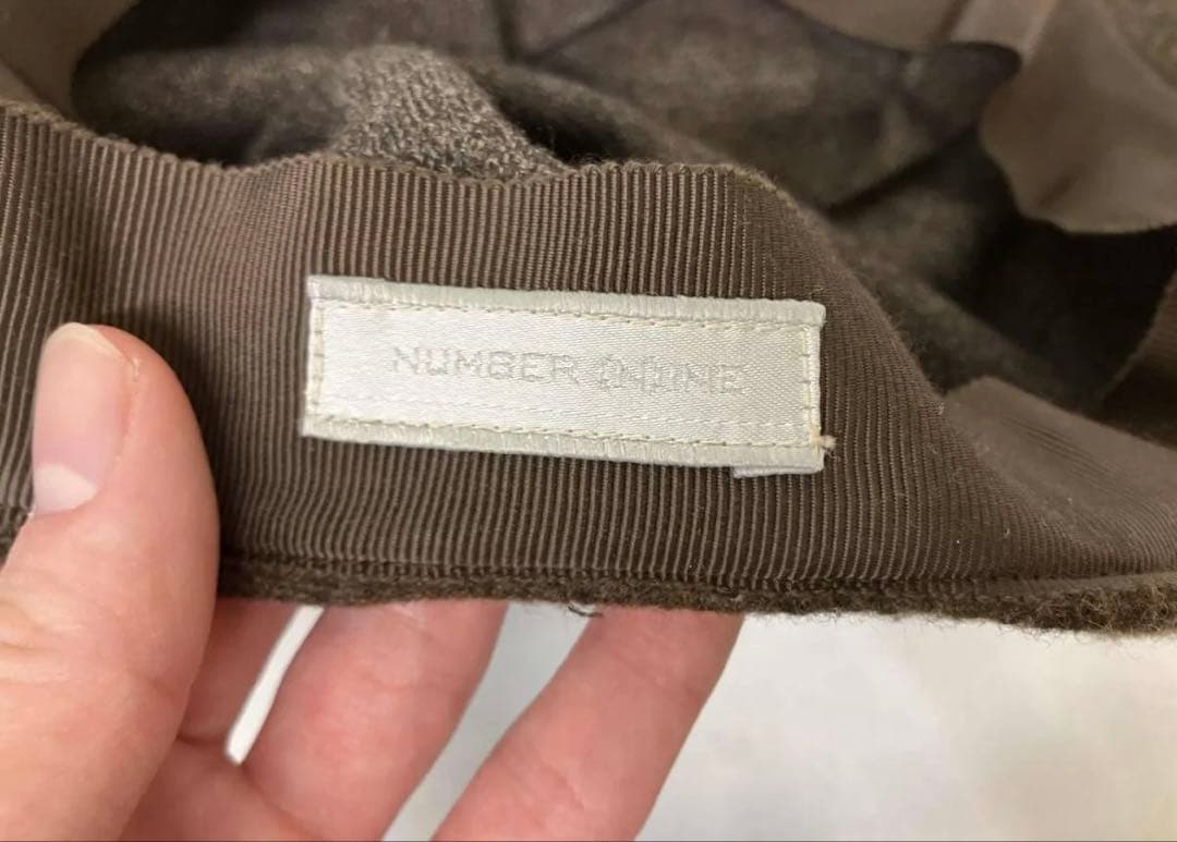 number (n)ine 宮下期　ウール　キャスケット 名作