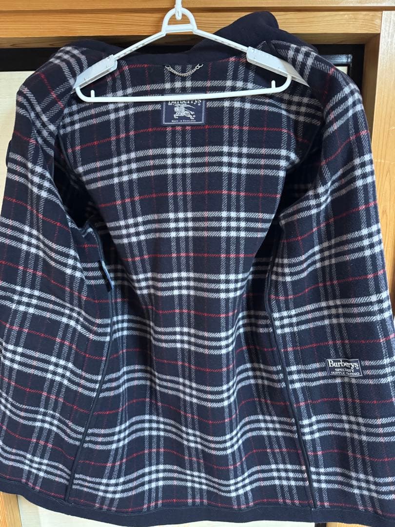 と*中様 希少　BURBERRYバーバリー　ダッフルコート ノバチェック 英国製