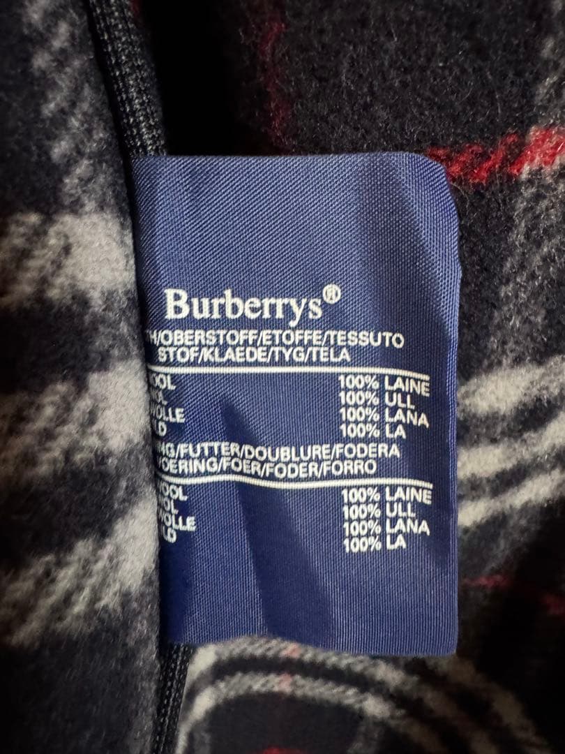 と*中様 希少　BURBERRYバーバリー　ダッフルコート ノバチェック 英国製