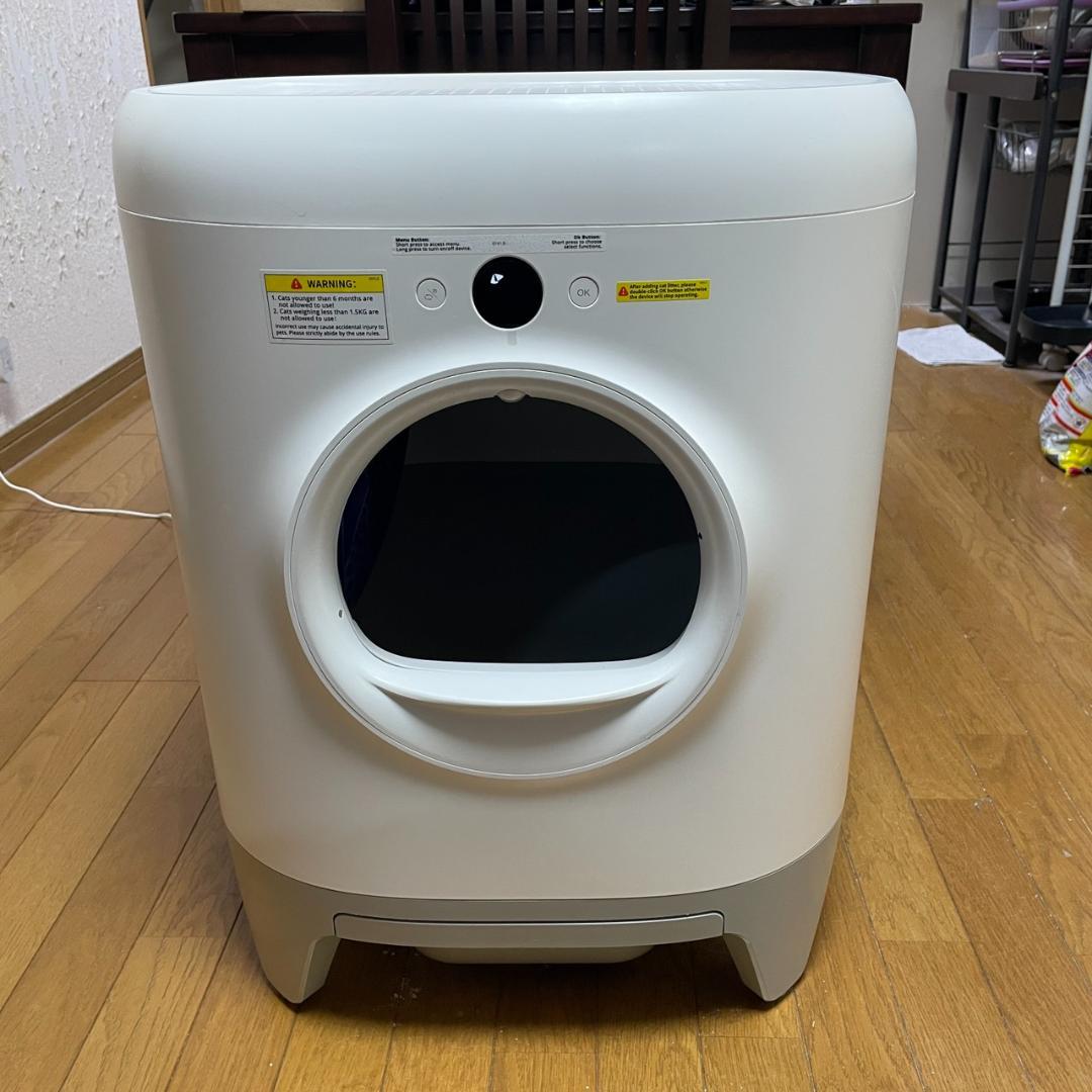 【ほぼ未使用】PETKIT 自動ネコトイレ 本体＋専用マット たのメル便配送