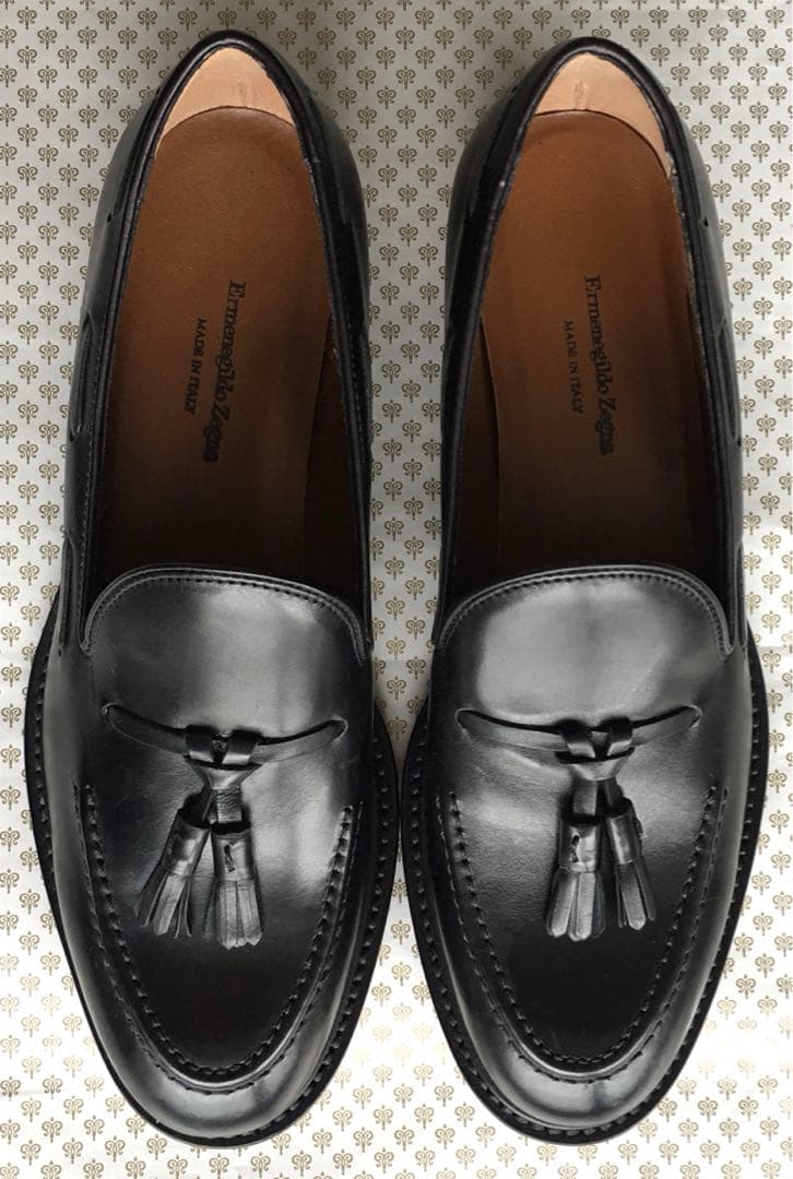 Ermenegildo Zegna 高級本革タッセルローファー