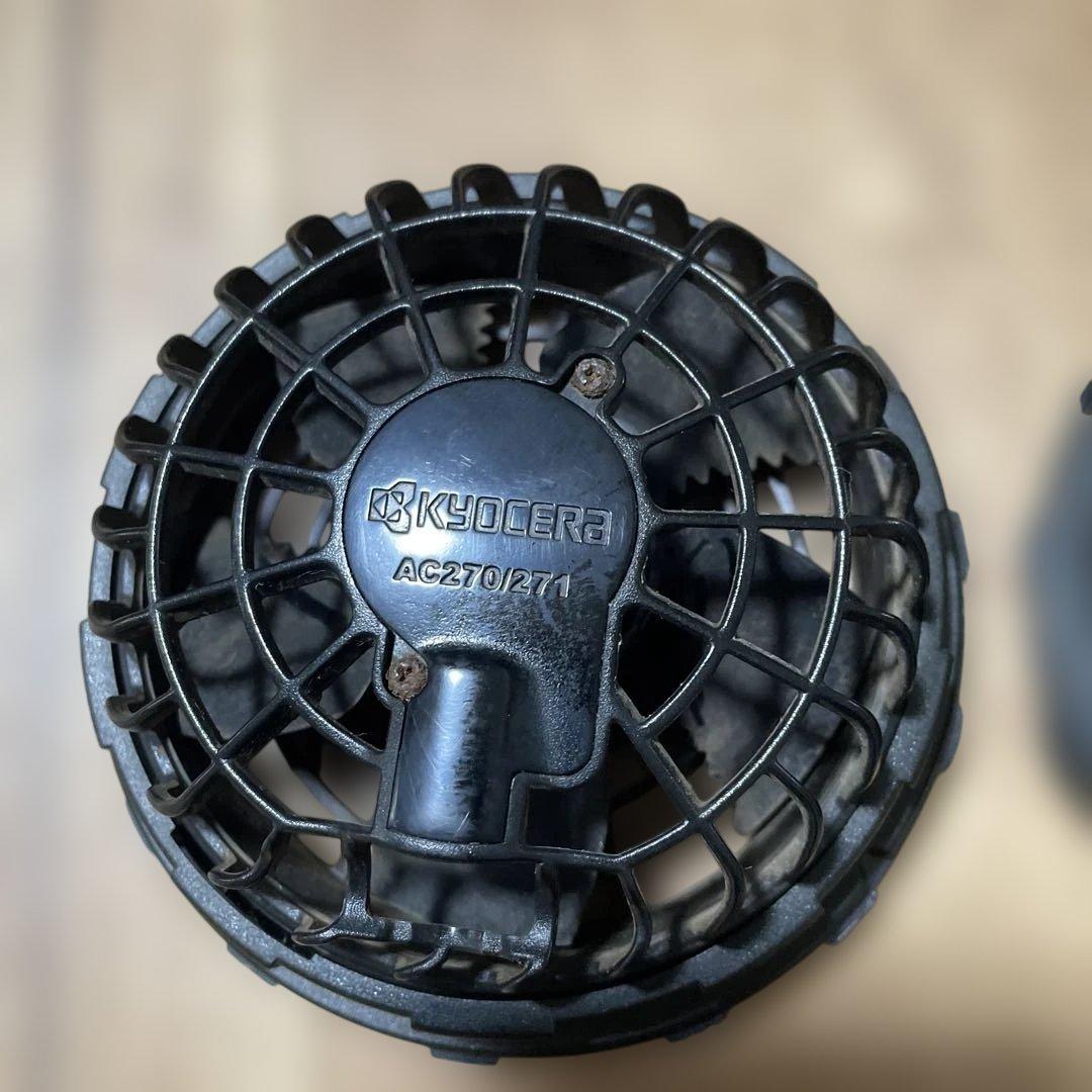 バートル13V 空調服、バッテリー、ファン