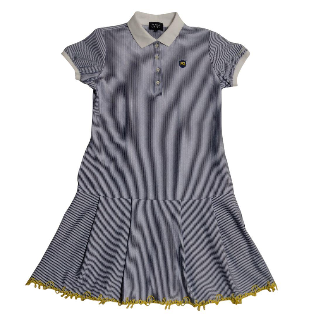 【近年モデル サイズS】パーリーゲイツ ワンピース ミニスカート プリーツ