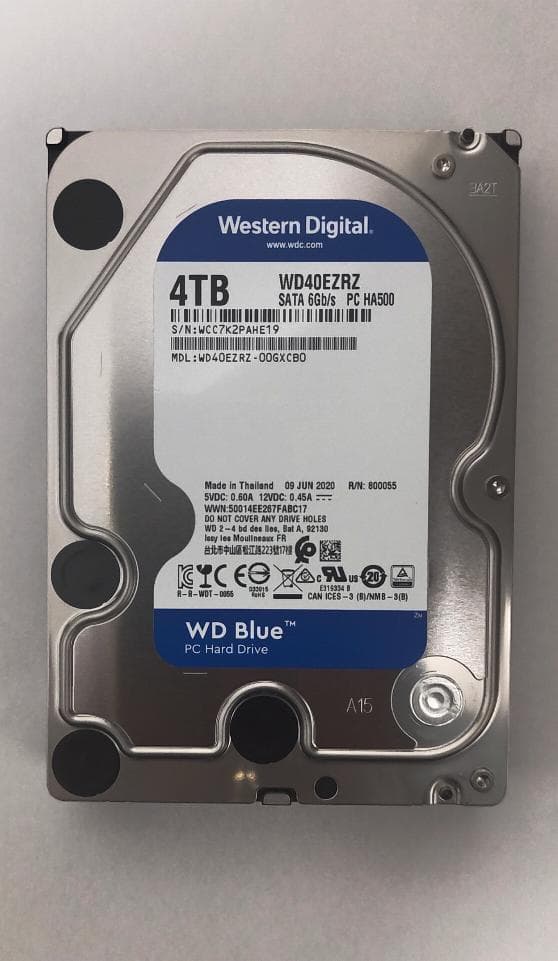 【新品 未使用】 WD Blue 4TB 内蔵型ハードディスクドライブ