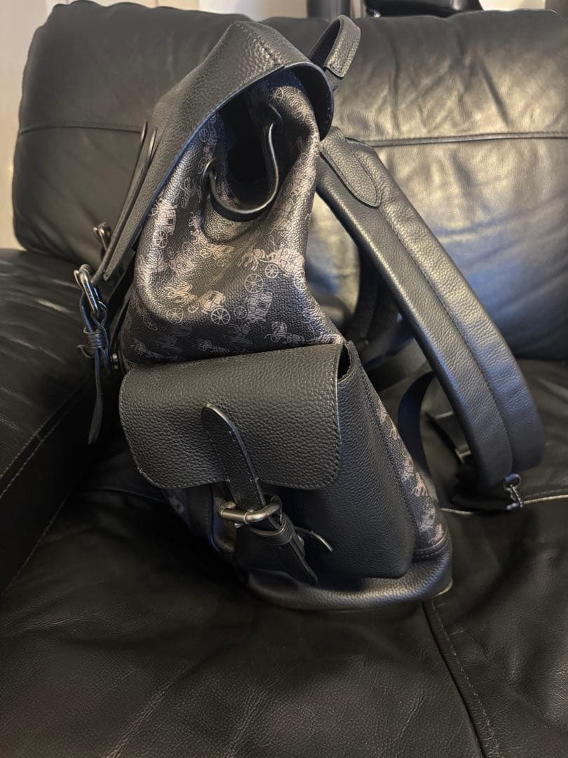 COACH メンズ リュック 馬車柄 最終値下げ