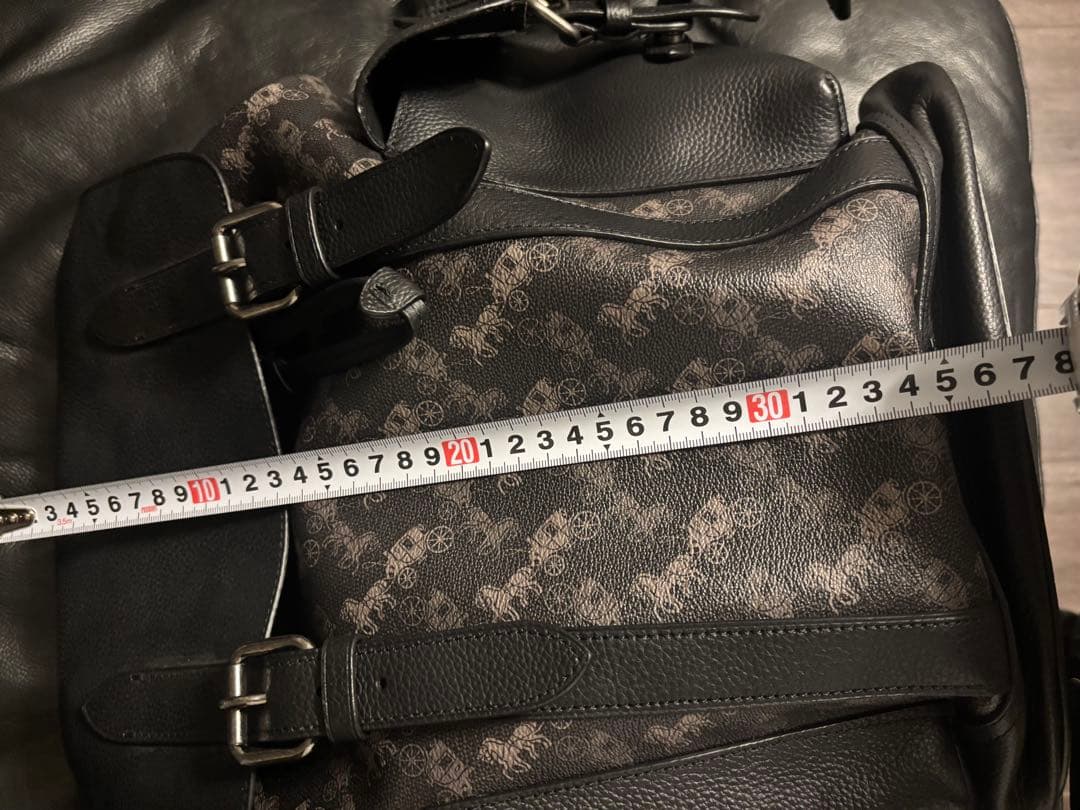 COACH メンズ リュック 馬車柄 最終値下げ