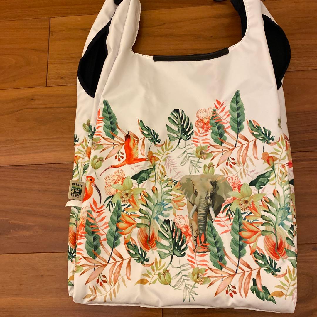 極美品　HUNTING WORLD エコバッグ 動物柄