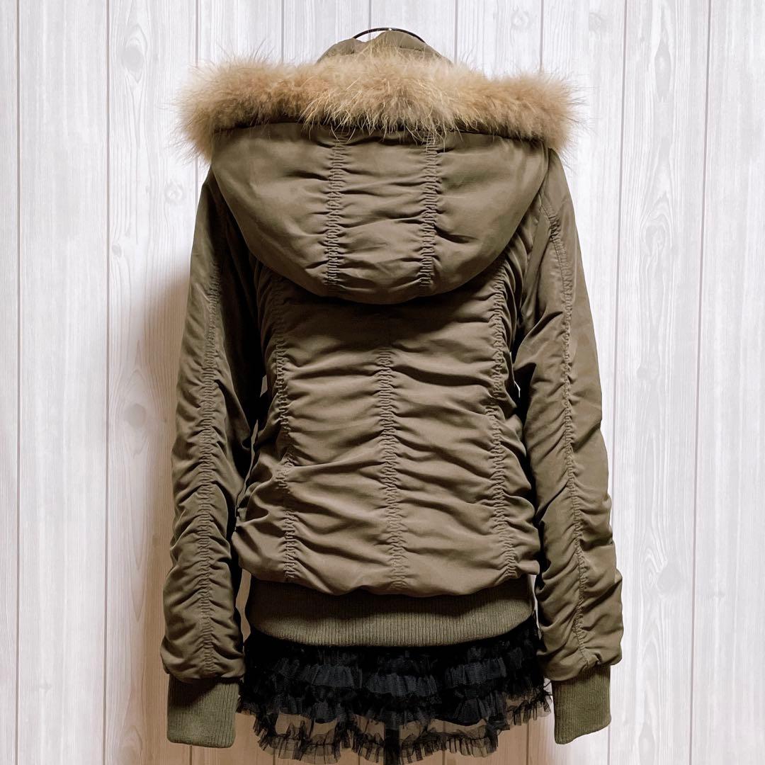 モッズコート ミリタリー ジャケット リアルファー 平成ギャル y2k グランジ