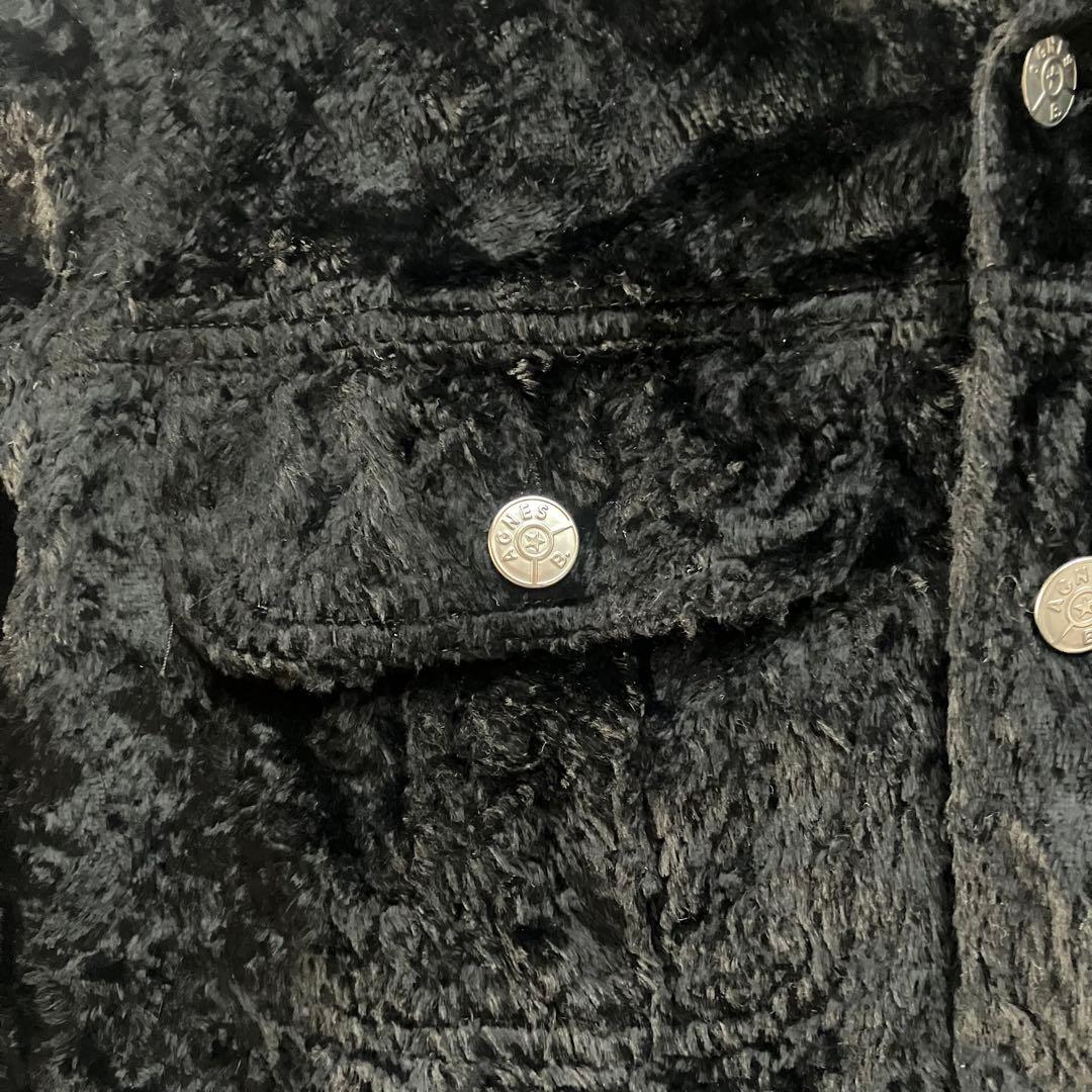 agnès b.　アニエスベー　ジャケット フェイクファー