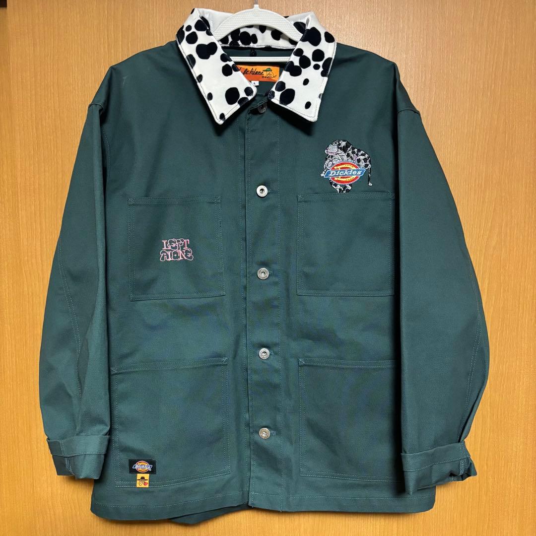 【即完売】レフトアローン × ディッキーズ コラボ ワークジャケット 刺繍 L
