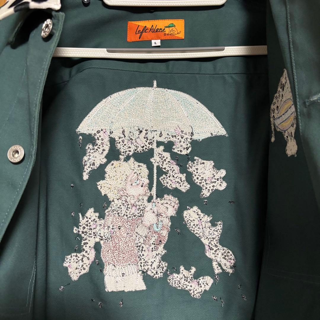 【即完売】レフトアローン × ディッキーズ コラボ ワークジャケット 刺繍 L