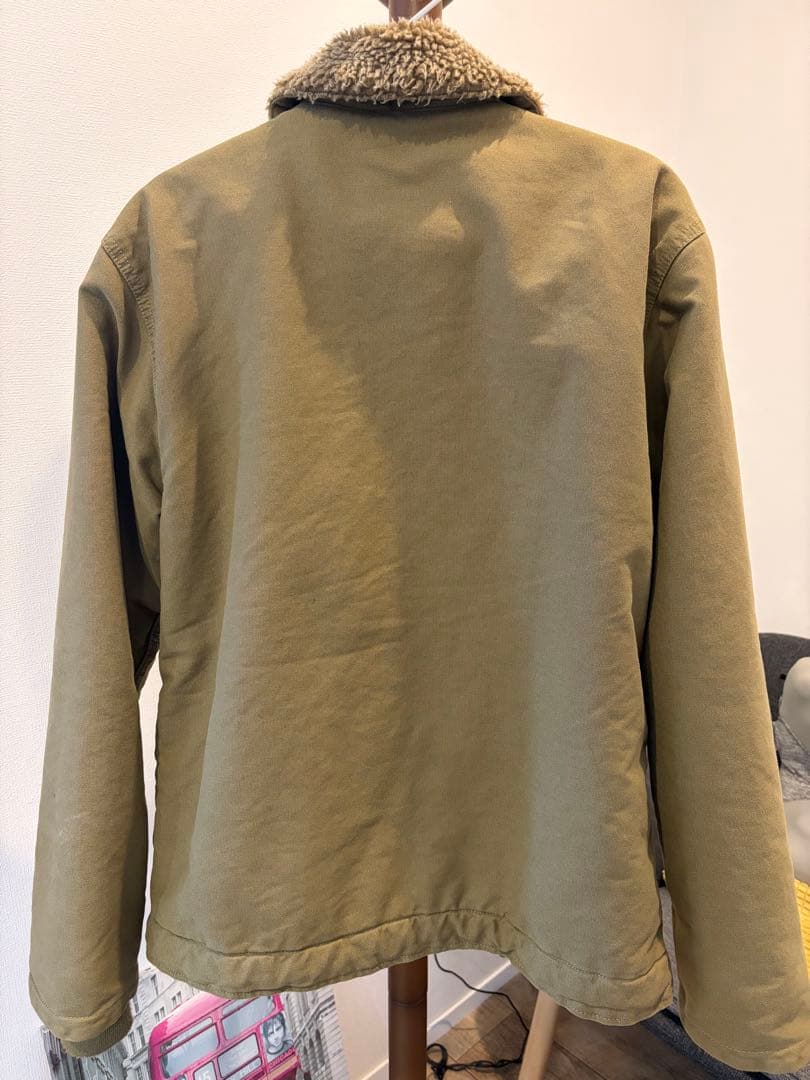 WAIPER.inc N-1デッキジャケット (後期型、タン/カーキ色)