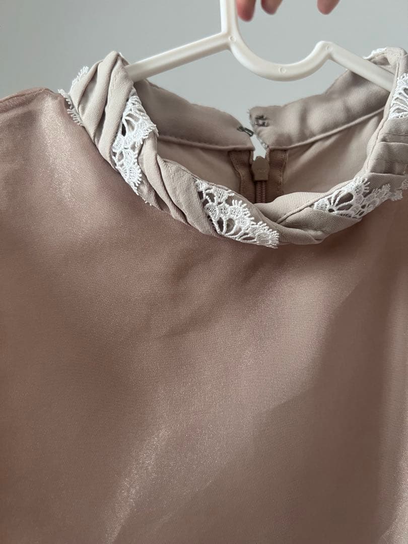 【美品】Acka. シアーオーバーワンピース　オケージョンドレス