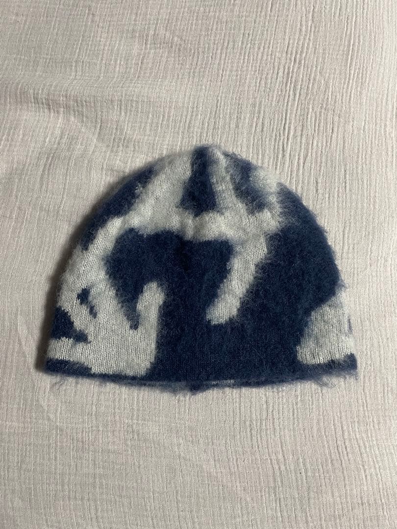 GRAMiCCi ネイビー ホワイト ビーニー