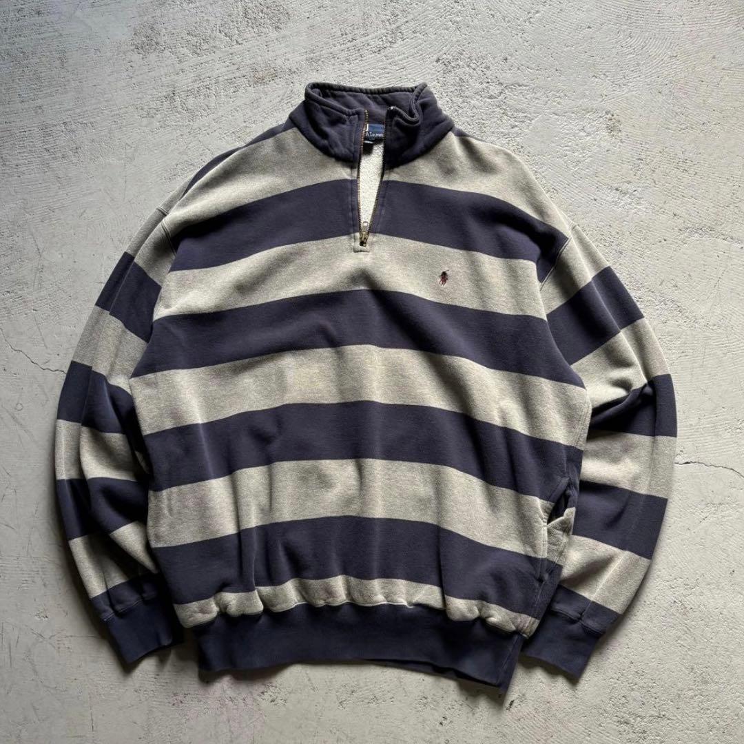 トップス Polo Ralph Lauren Stripe Sweat Shirt L