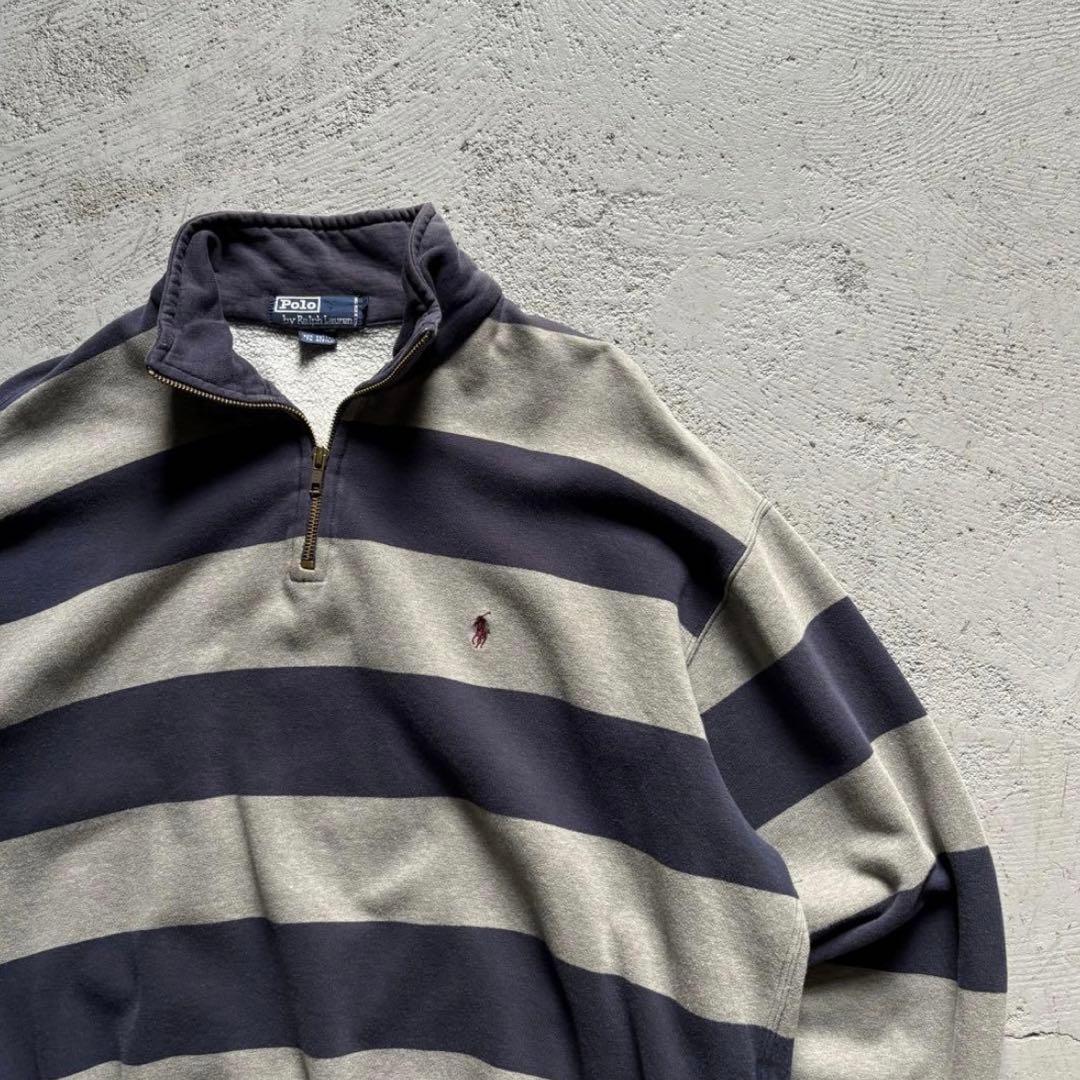 トップス Polo Ralph Lauren Stripe Sweat Shirt L