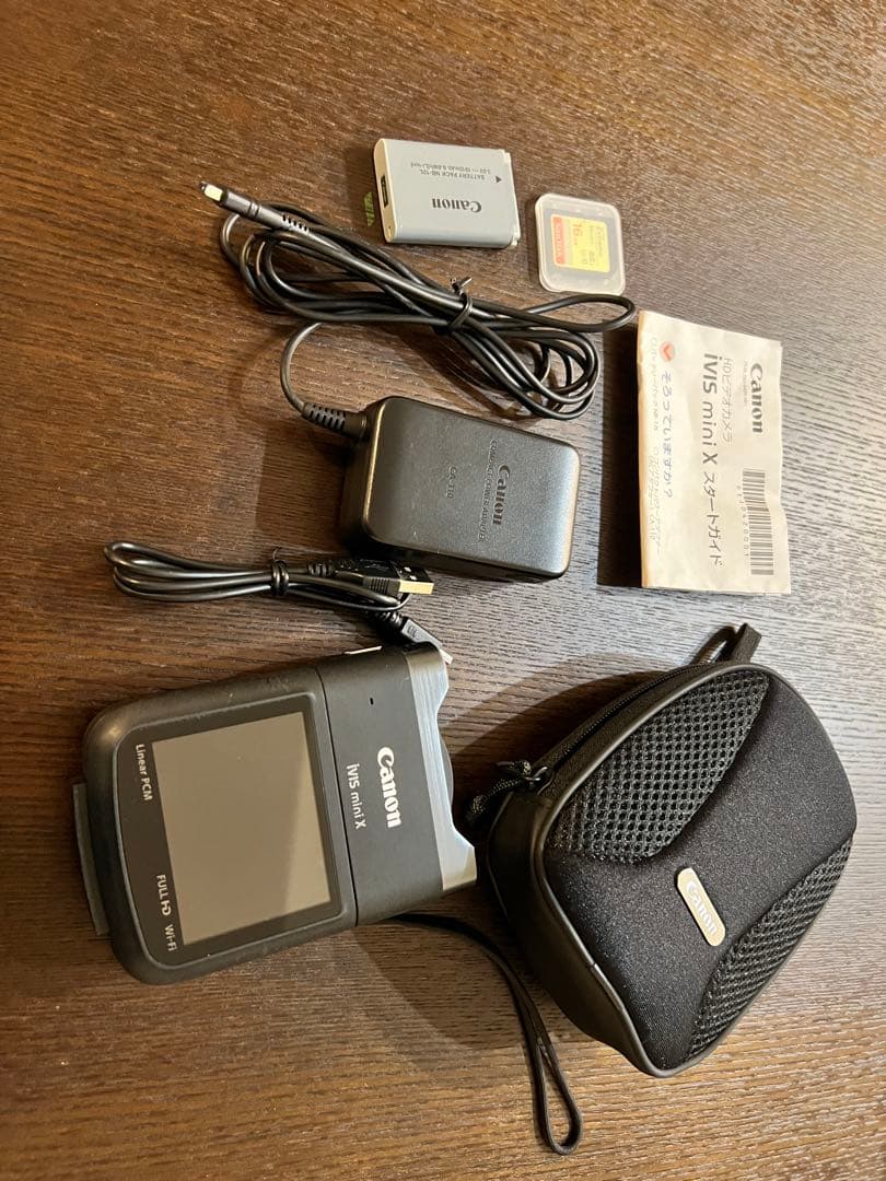 Canon IVIS mini X 本体と付属品(ケース付き)