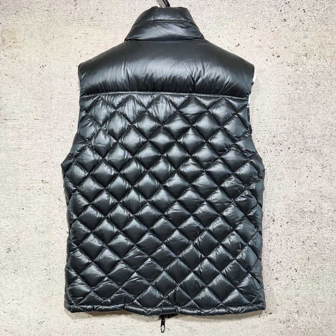 新品　タトラス　ダウンベスト　チャコールグレー　タイダイ　迷彩　リバーシブル