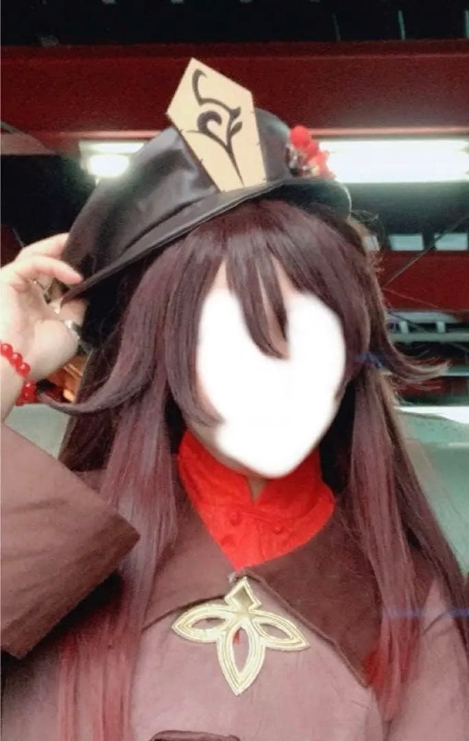 三分妄想　原神　胡桃　コスプレ　衣装　ウィッグ