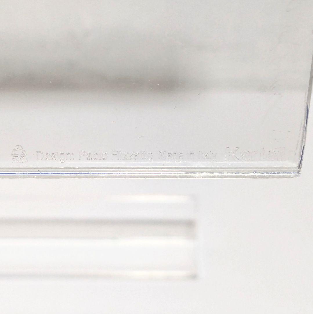 美品 Kartell JOLLY カルテル ジョリー クリスタル サイドテーブル