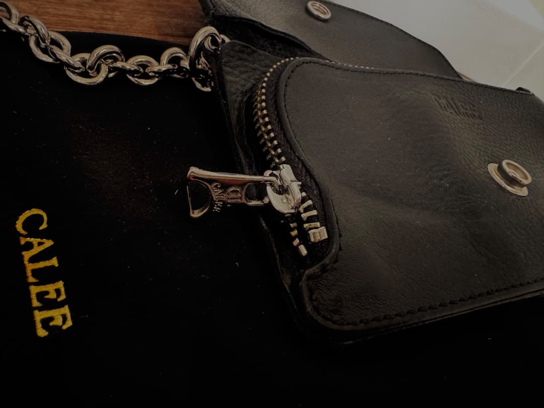 即完売品calee山田蓮silver925本革レザートラッカーウォレットチェーン