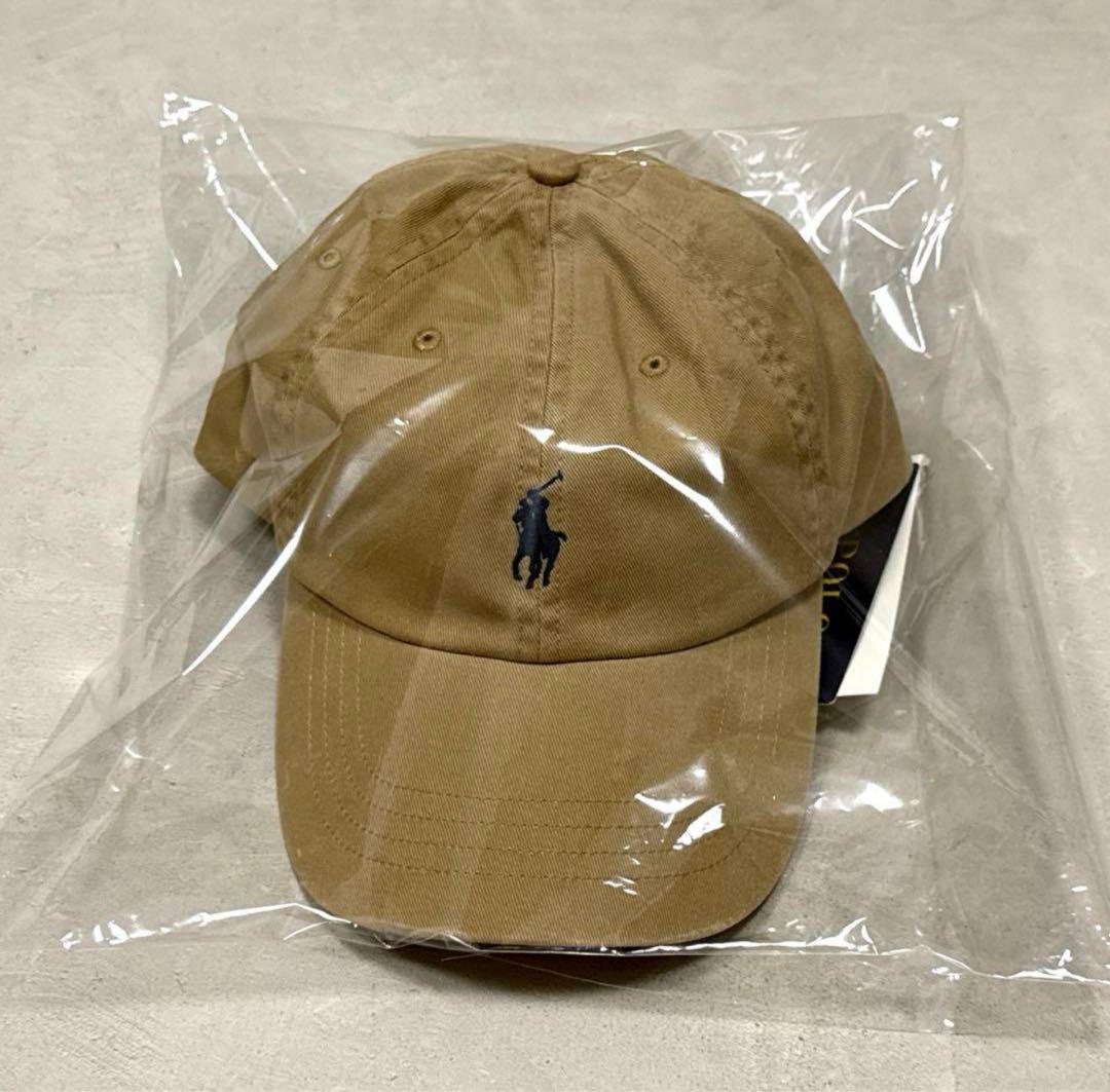 新品25SS POLO RALPH LAUREN SPORTS CAP ベージュ