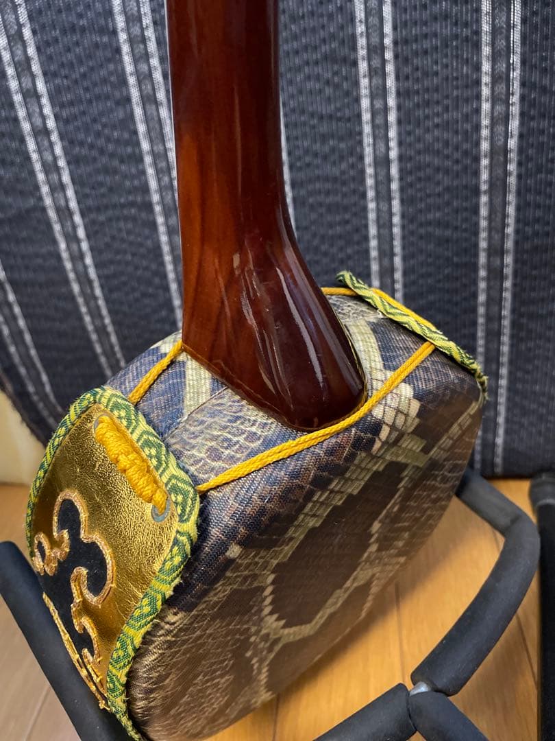 三線　杢め　人口皮　中古品　格安！