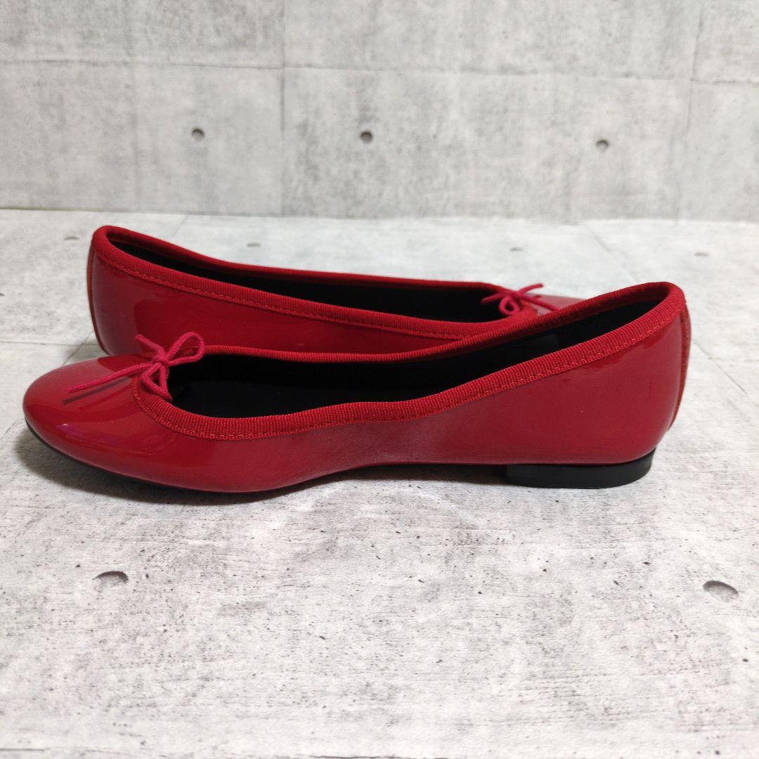 【未使用】 repetto レペット バレエシューズ フラットパンプス エナメル