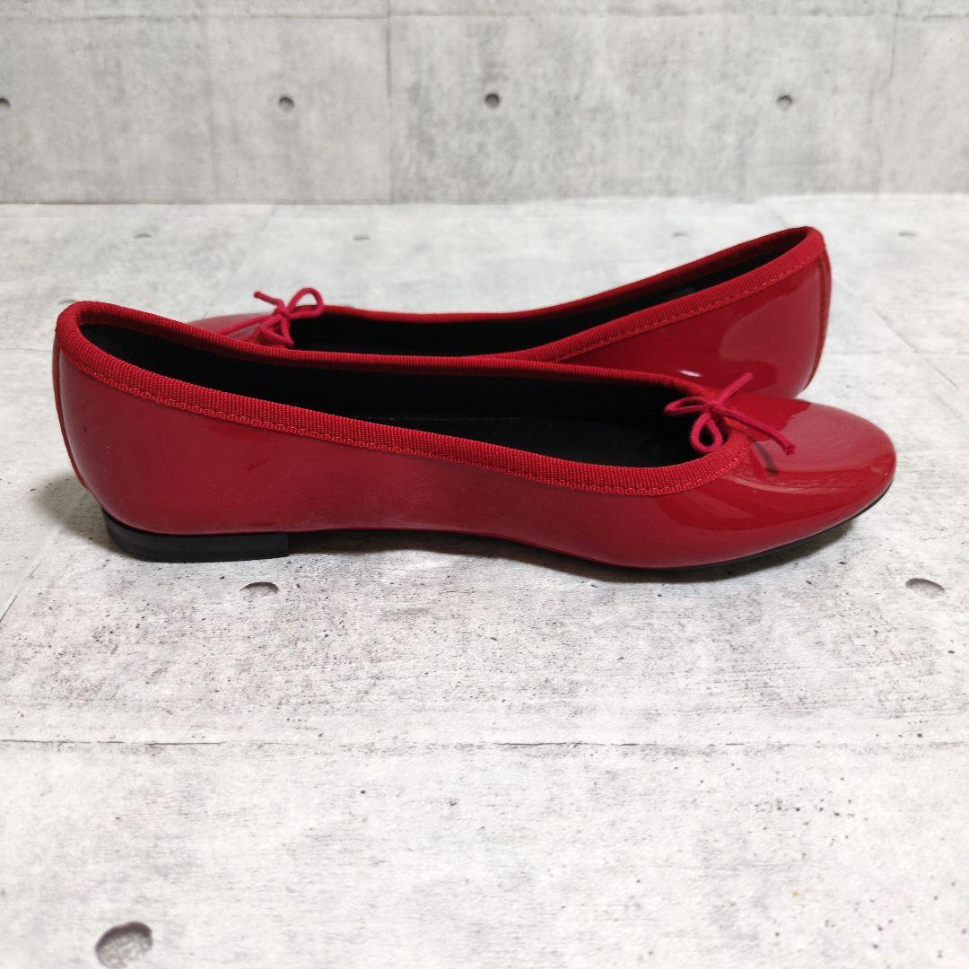 【未使用】 repetto レペット バレエシューズ フラットパンプス エナメル