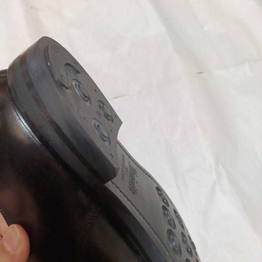 harrogate euston サイズ7.5 黒 レザー プレーントゥ