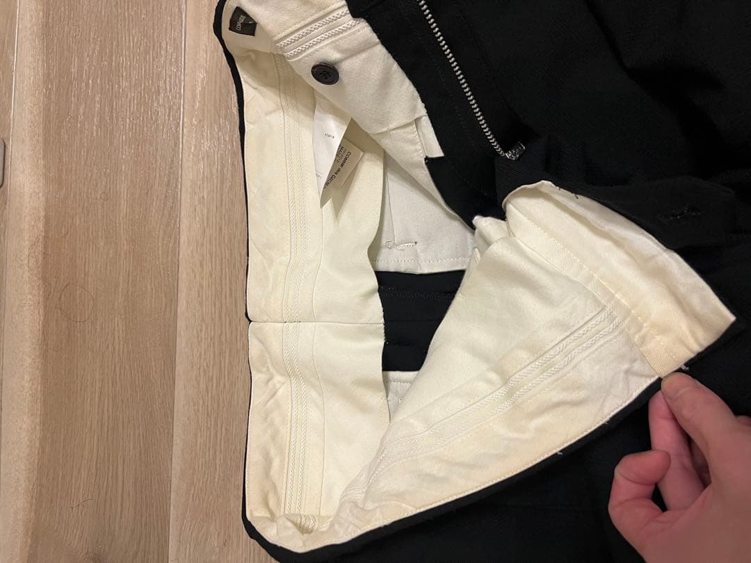 AD2015 コムデギャルソンオムプリュス ワイドショートパンツ ブラック