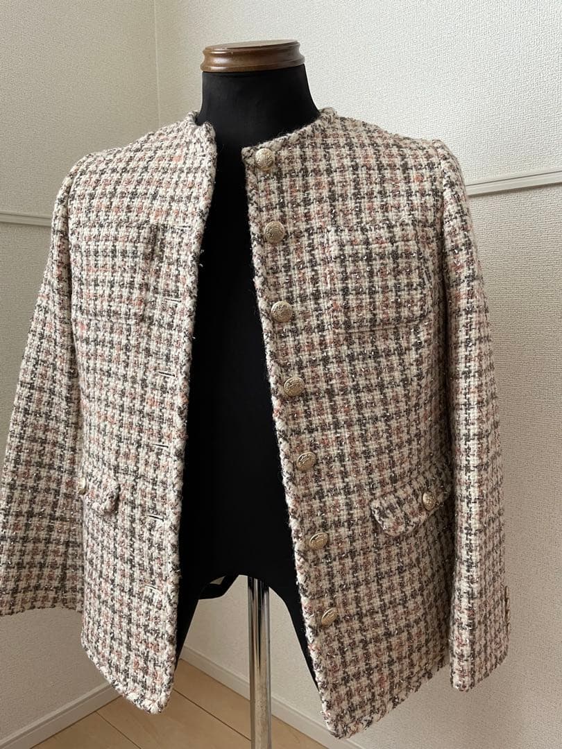 セルフォード　パイピングツイードジャケット