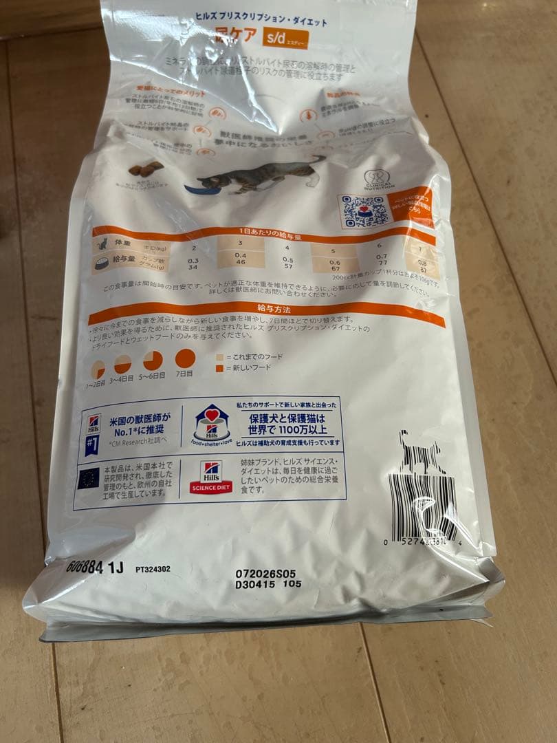 猫田ネコさん専用 Hill's s/d 尿ケア 2袋セット