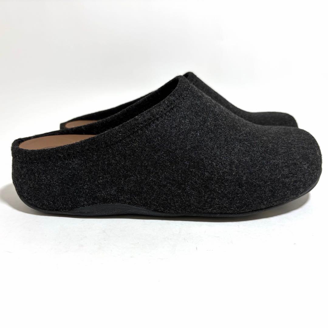 新品同様☆fitflop SHUV FELT シャビフェルト ブラック 24cm