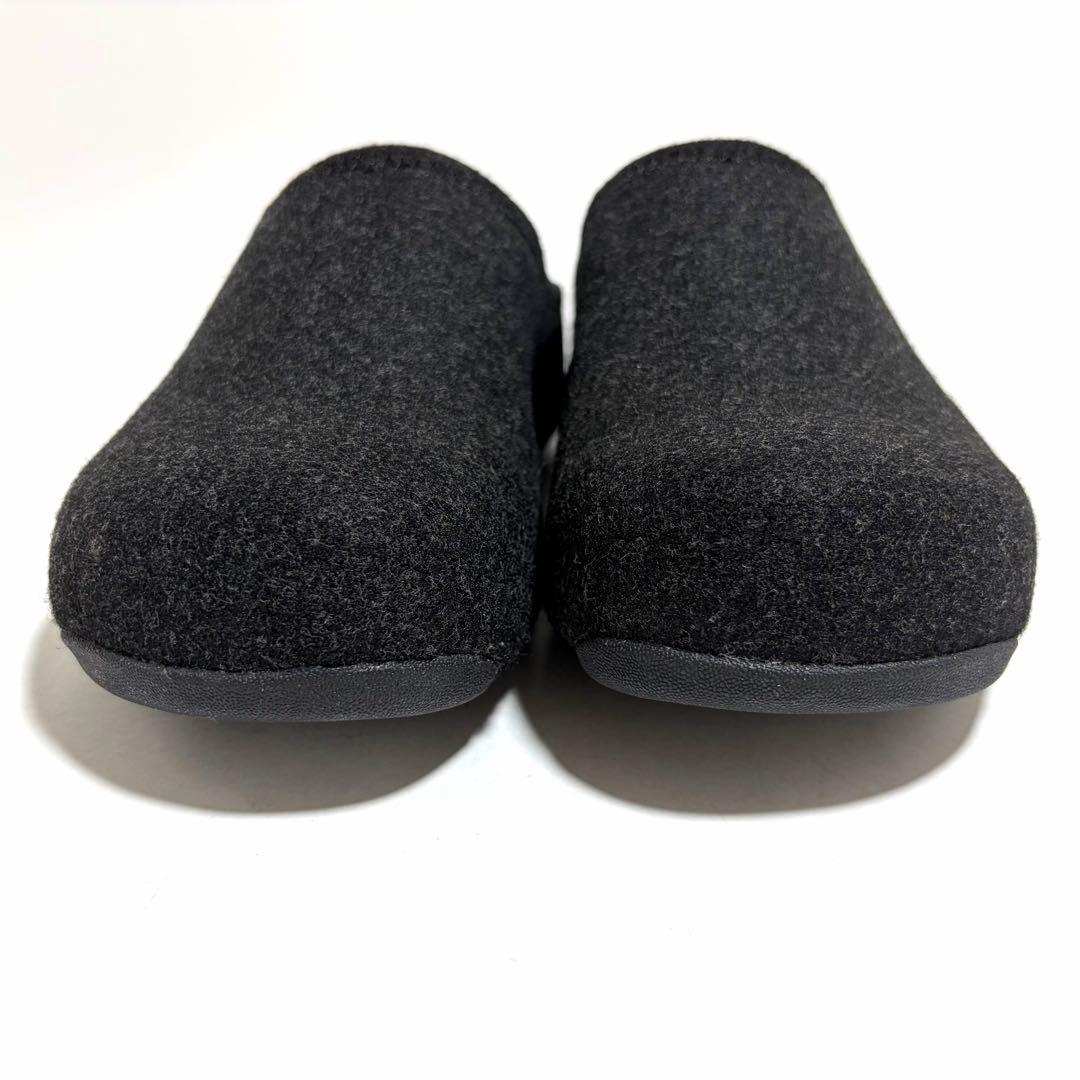 新品同様☆fitflop SHUV FELT シャビフェルト ブラック 24cm