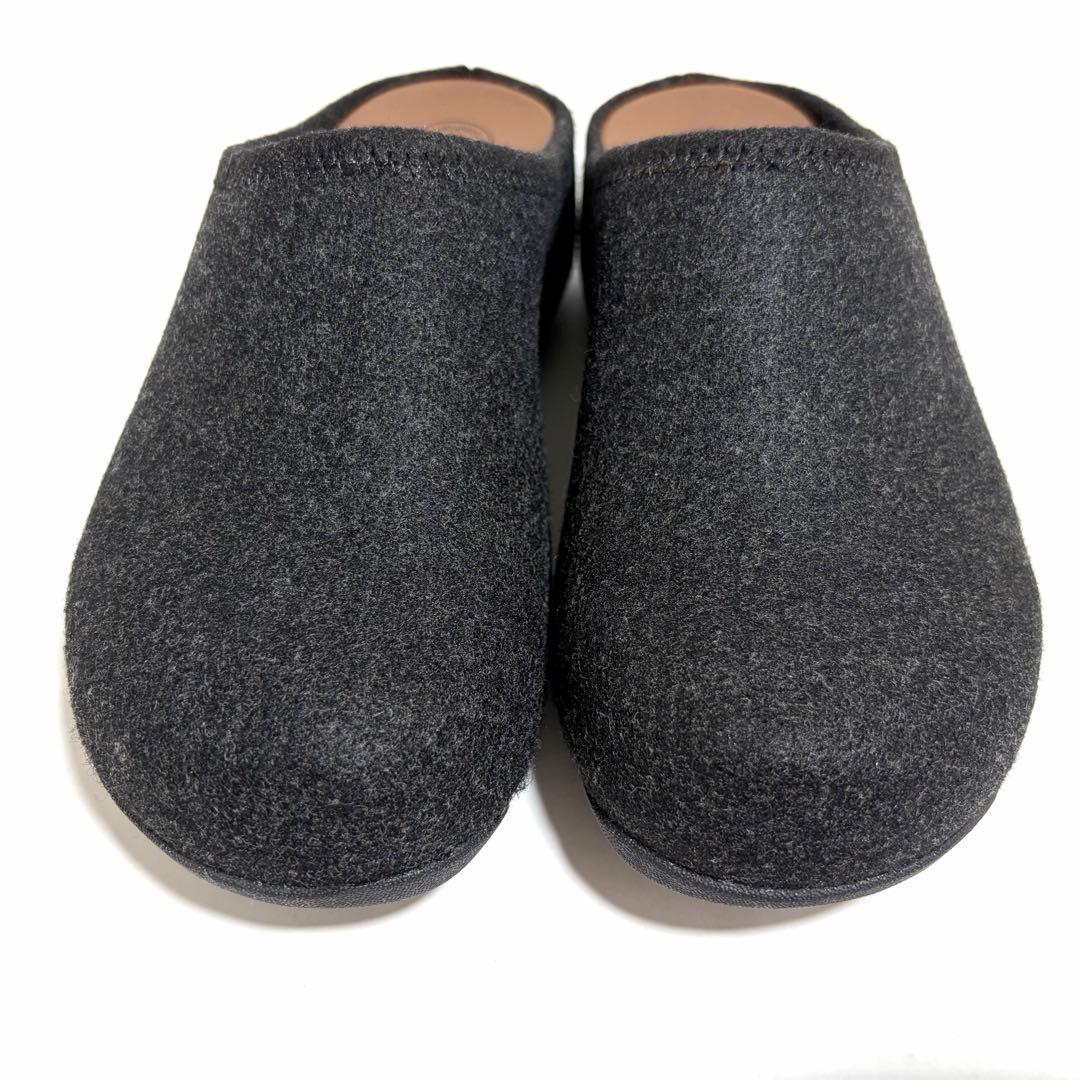新品同様☆fitflop SHUV FELT シャビフェルト ブラック 24cm